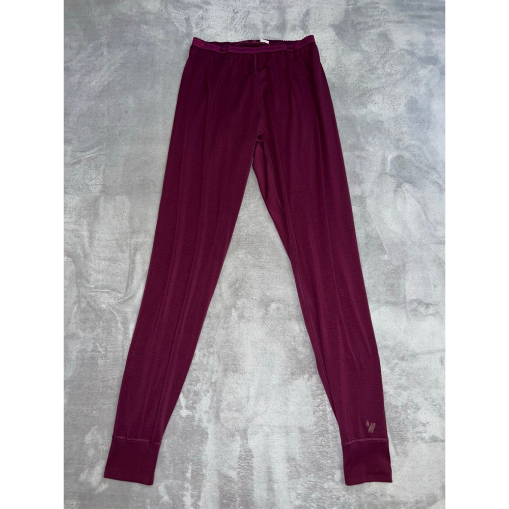 Women's REI Burgundy Base Layer Leggings SMALL